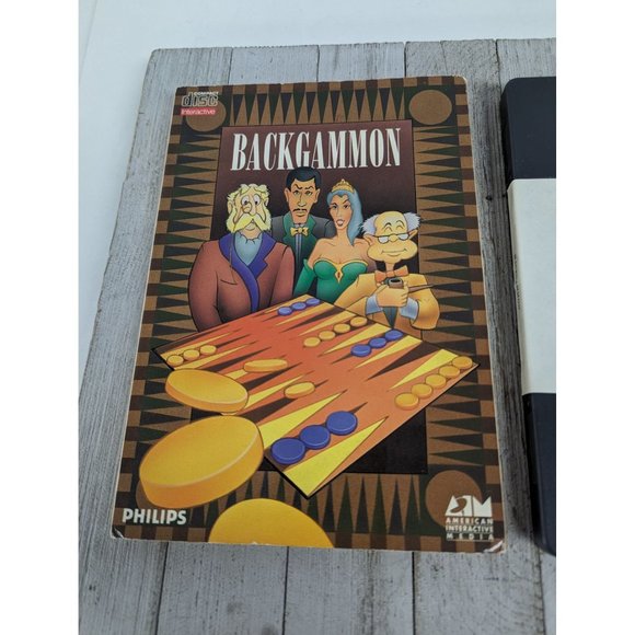 Backgammon Interactive Game Compact Disc Phillips CD-i - Picture 2 of 6